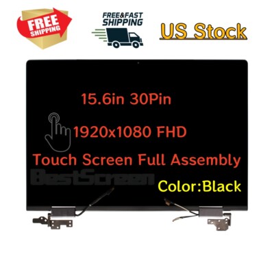 15.6'' For HP ENVY X360 15-DS1086NR FHD LCD Touch Screen Full Assembly Display