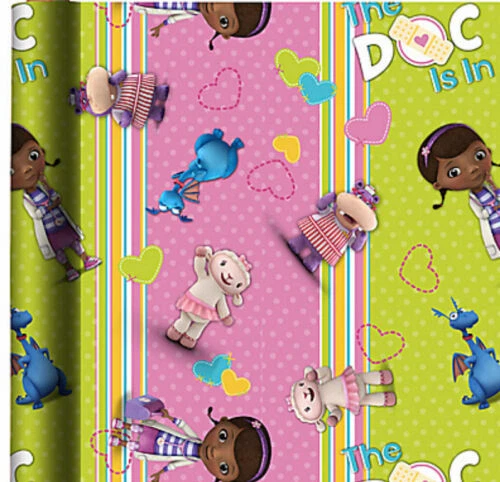 DOC MCSTUFFINS 包装纸平底礼品包装任何 OCCASION 全新 20 SQ。 英尺 1 左 — 第 2/2 张图片