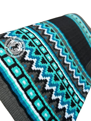 Western Horse Saddle pad Show Blanket 100%NEW ZEALAND WOOL - custom your design