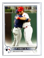 Bryce Harper & Wander Franco 2022 Topps Series 2 MVP Meets Rookie #367