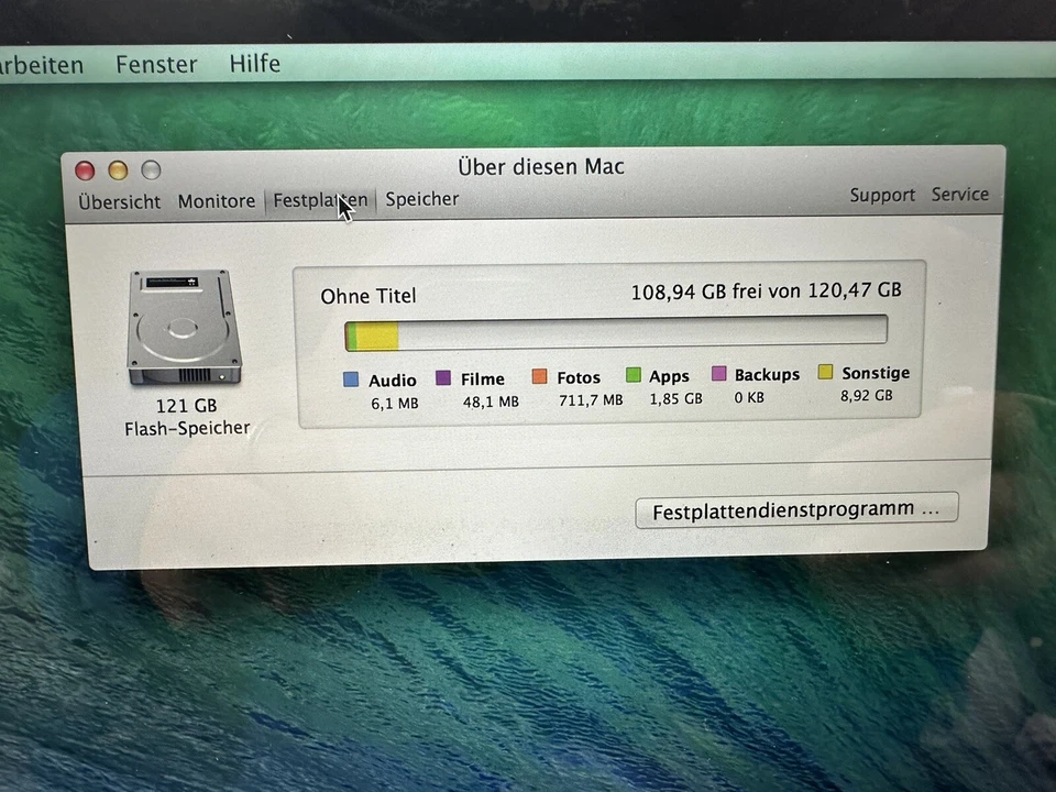 Apple MacBook Pro Retina 13,3 Zoll Model A1502 EMC 2875 Intel i5 128GB SSD 8GB - Bild 2 von 4