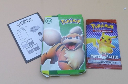 McDonald's Happy Meal Pokemon Pack 2022 con caja Growlithe AB40hh