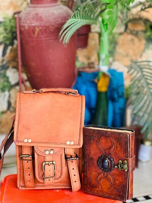 Super Deal Vintage Laptop Messenger Tasche Satchel Handgefertigt Herren Echte