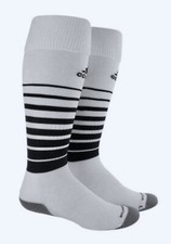 ADIDAS Team Speed OTC Soccer Socks White Black NEW Youth Mens Sz M Fits 5-8.5