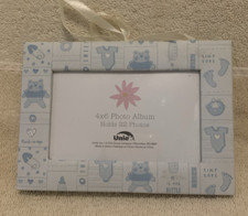 Uniek BLUE BABY BOY Photo Album 4x6 22 Photos - EUC