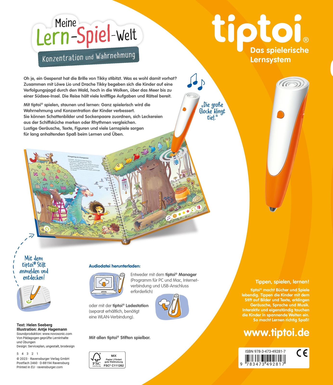 Thumbnail - Tiptoi® Meine Lern-spiel-welt: Konzentration Und Wahrnehmung | Helen