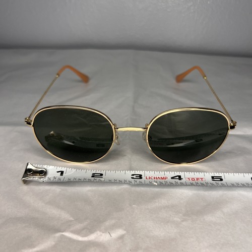 Unbranded Women’s Sunglasses EUC Peach Colored Gold Frame - Picture 6 of 6