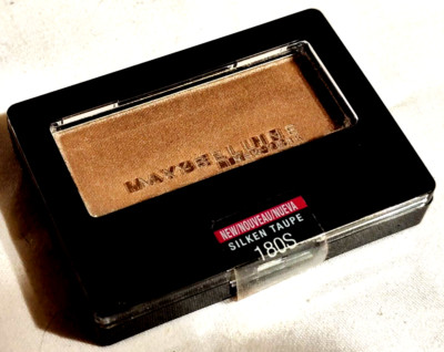 Maybelline NY Powder Blush Silken Taupe Compact w Brush New Sealed Expert Wear