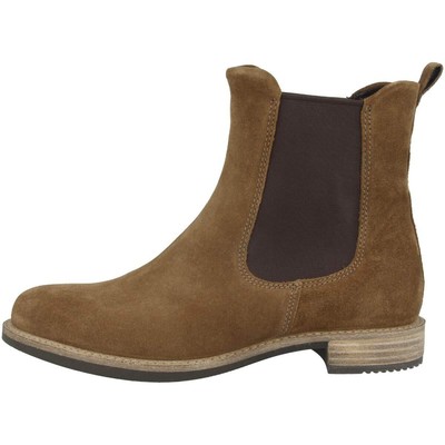 ECCO Women's Sartorelle 25 Fashion Boot, Camel Suede, 8-8.5