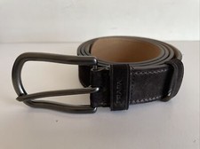 NWOT PRADA Suede Brown Belt 40 Made in Italy