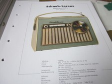 Radio Archiv Schaltplan 1999 Schaub Lorenz Weekend 57 U, 1957