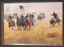 THE BLUE AND THE GRAY Civil War Art Promo Card #2 1997 Keepsake Collecti...