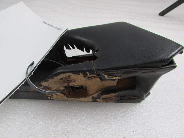 Ferrari 308, LH, Left Front Door Armrest, Black, Used, P/N 61269500