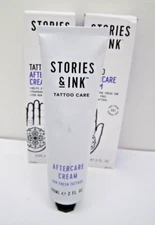 Stories &Ink Tattoo Care Aftercare Cream For Fresh Tattoos 2fl oz Lot of 2