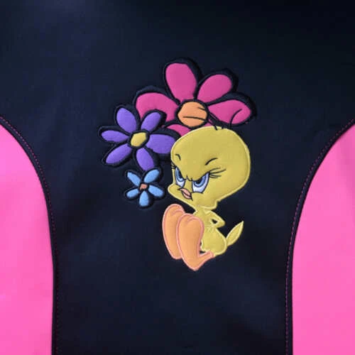 Waterproof Sassy Tweety Bird Cartoon Character Front Car Seat Covers (Pair)