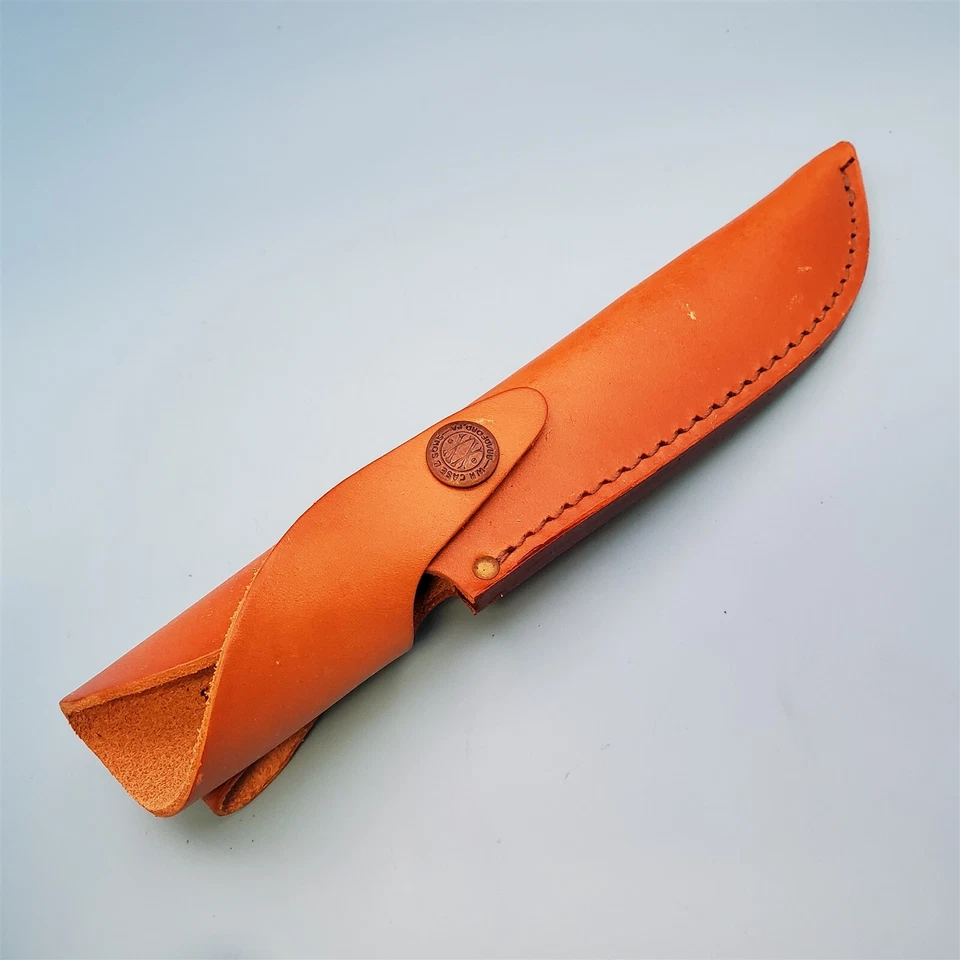 Case XX Leather Fixed Blade Knife Sheath Welted Belt Pouch 9"x 5.75" blades FS - Image 4 of 4