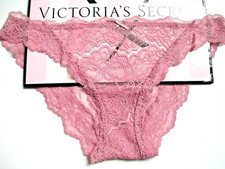 VICTORIA'S SECRET DREAM ANGELS Cheekini Bikini Panty S M XL Mauve Pink VS Lace