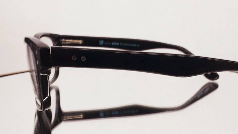 Original GEEK Eyewear  V.O.2 Eyeglasses COLOR black (eby) Plastic new 55-19-145 - Image 3 of 4