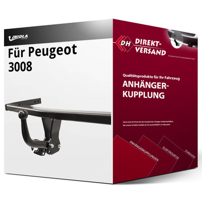Für Peugeot 3008 I Typ 0U (Imiola Hak-Pol) Anhängerkupplung starr top