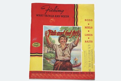 Catalogue South Bend 1939 – 128 Pages, Pêche Eau Douce/salée, Vintage US