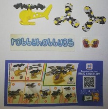 DV072 A ELICOTTERO GIALLO + BPZ KINDER SORPRESA ITALIA 2019/2020 GO MOVE