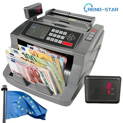 SOL-TEC Geldzählmaschine Wertzähler Geldzähler gemischte Geldscheine UV / MG / IR /MT ⭐⭐