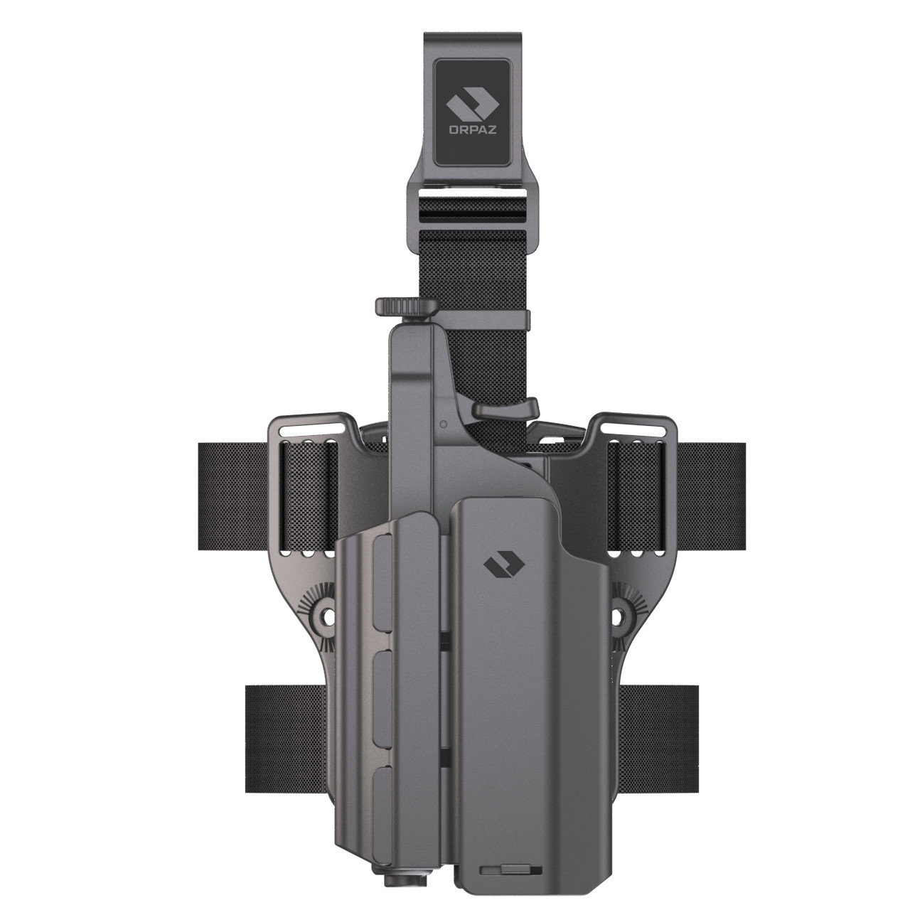 Orpaz T40X Comp w/ S&W M&P 40 Holster with Light for Left-Handed, Drop-Leg