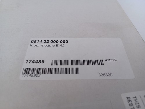 Eberle SPS Eingangsmodul E-42 / 051432000000 / Neu in OVP - Picture 5 of 11