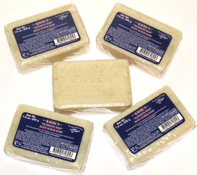 5 Kiehl's Ultimate Man Bar Body Soap 7 Oz 200 g Each Full Size Lot Exfoliating