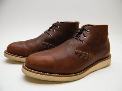 MENS RED WING 3141 Chukka BRN Briar Oil Slick Leather WORK BOOTS