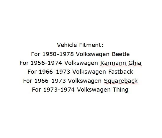 Caja de cambios de dirección para Volkswagen Beetle Fastback Karmann Ghia 1950-1978 Foto 2 de 4