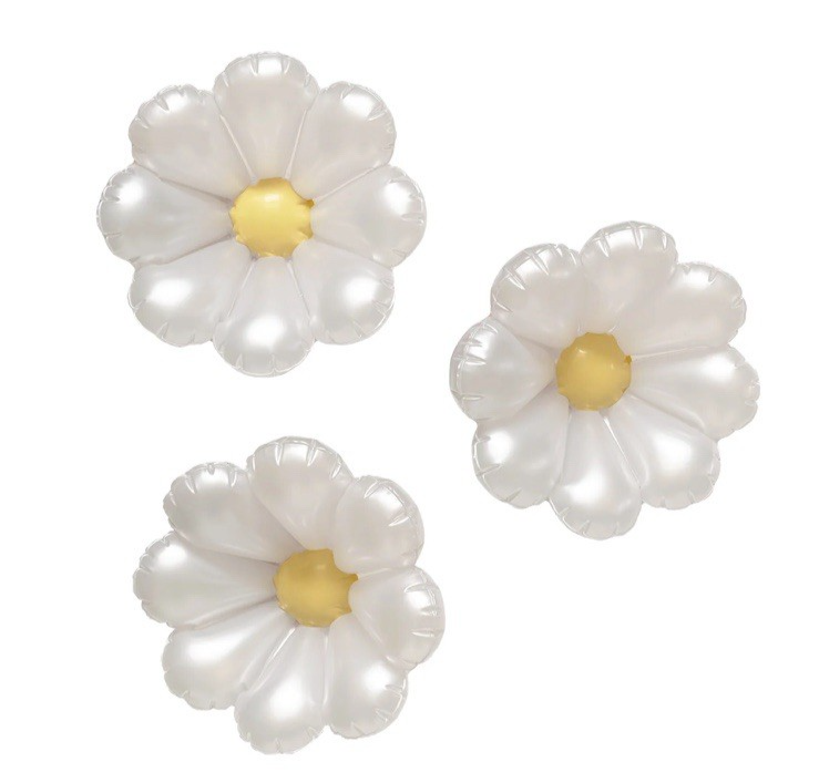Minnidip BALLOON GARLAND Flowers In Pearl (PEARLESCENT) 3 PACK