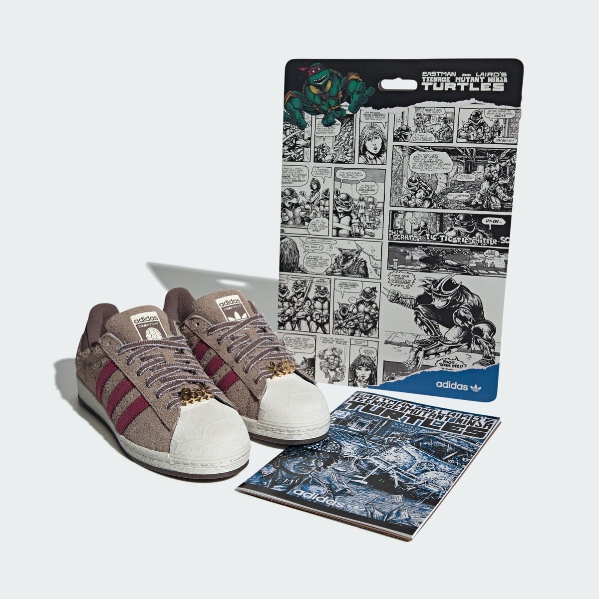 adidas gazelle silver green womens Teenage Mutant Ninja Turtles x adidas Superstar Splinter Shell Toe IH4767 main image 1