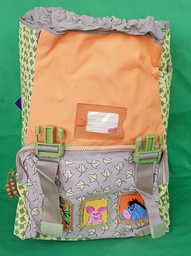 Winnie the Pooh - Zaino scuola Estensibile Arancio/Grigio/Verde + Diario - Imagen 4 de 17