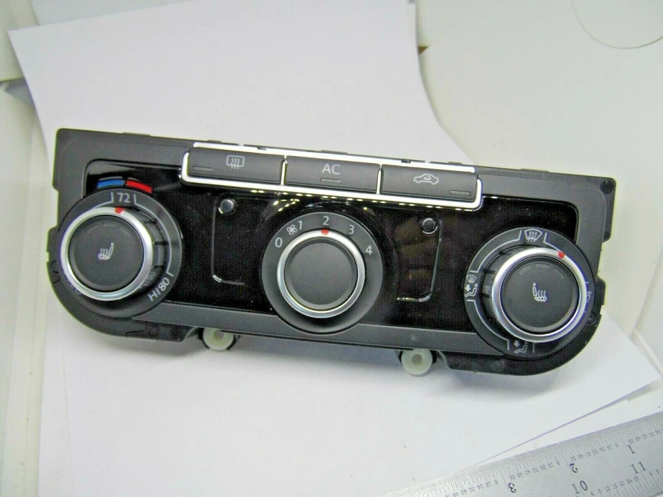 3C8-907-336-AJ-ZJU VOLKSWAGEN AC CONTROL DE CALEFACCIÓN se adapta a GOLF JETTA 2010 2011 NUEVO Foto 2 de 4