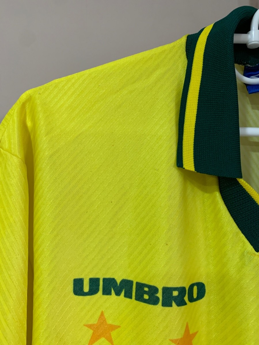 Brazil 1994/1995 Home Football Shirt Umbro Soccer Jersey