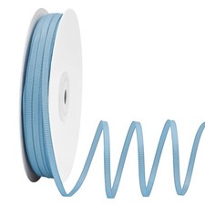 Dusty Blue Grosgrain Ribbon 1/8 Inch x 100 Yards Gift Wrapping Wedding DIY