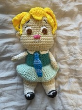 Eleanor Chipettes doll, Amigurumi stuffed handmade In Hand Ready To Ship 9”
