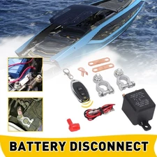Car Battery Off Disconnect Cut Master Isolator Switch Remote Wireless Control