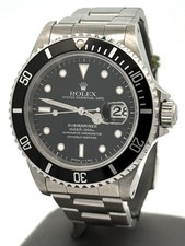 Rolex Pre-Owned Rolex Submariner Date 16610, Stainless Steel Watch, S108561, Box/Card