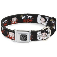 Dog Collar BTH-BETTY BOOP Title Logo Full Color Black/White BETTY BO (US IMPORT)