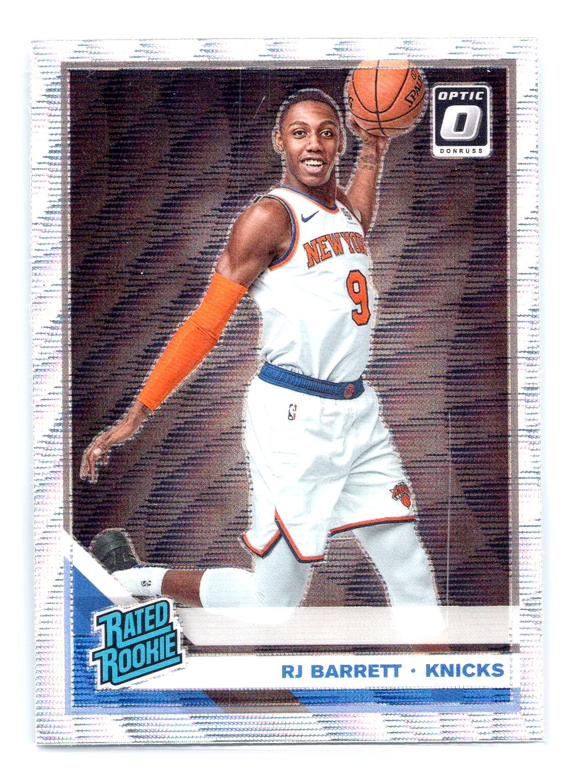 RJ Barrett 2019-20 Donruss Optic #178 Fanatics Silver Wave