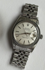 1982 Rolex Datejust 36 Watch 16030 Steel Silver Dial Automatic Vintage