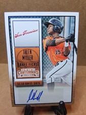 2015 Panini Contenders - Draft Ticket Jalen Miller #17 Blue Foil (AU, RC)