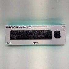 New Logitech Signature Slim Combo MK955 Wireless Keyboard  Mouse 920-012425