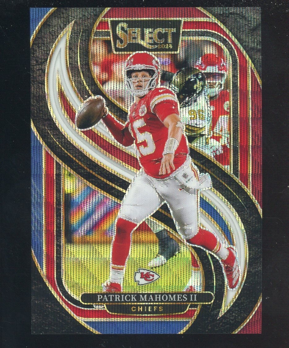 2024 Select Tri-Color Wave Prizm #120 Patrick Mahomes II Chiefs 212/249