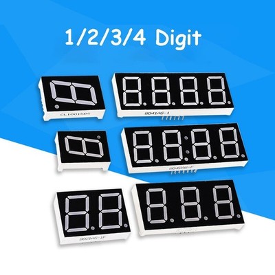 Digitale Röhre 1/2/3/4 Digit 7 Segment Anzeige Einheit LED Display Tube Modul