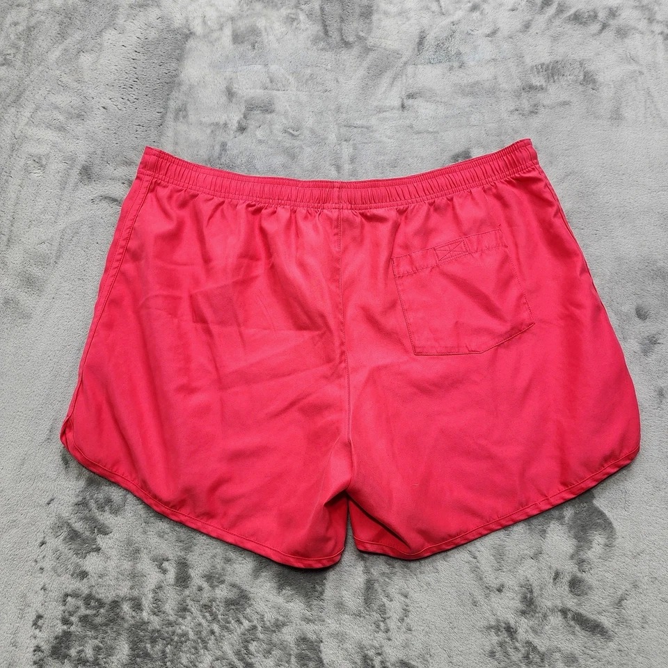 Catalina Board Shorts Mujer 1X (16W) ROSA Caliente Corbata Frontal Natación Cintura Elástica  Foto 4 de 4