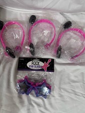 Rockstar Kit For Girls 3 Headsets, 2 Sunglasses. New. See Details