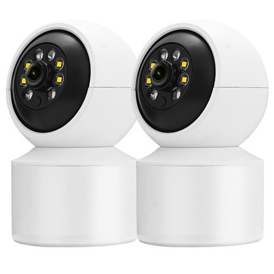 2PCS WIFI Indoor Camera 1080P HD Pet/Baby Camera Office Home Security Camera US
